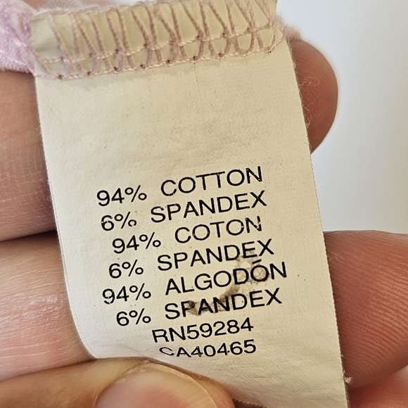 👍Ballerina pink cotton knit sleeveless pearl bedazzled girls top size 4-6 US - Picture 3 of 6